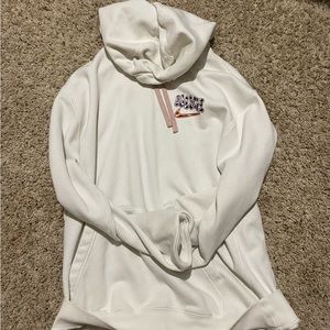 Cream Nike hoodie